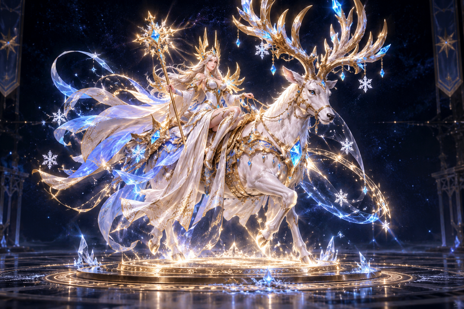 Fantasy celestial apparel showcase