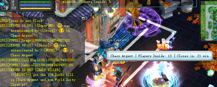 GODZ WAR Chaos Argent screenshot